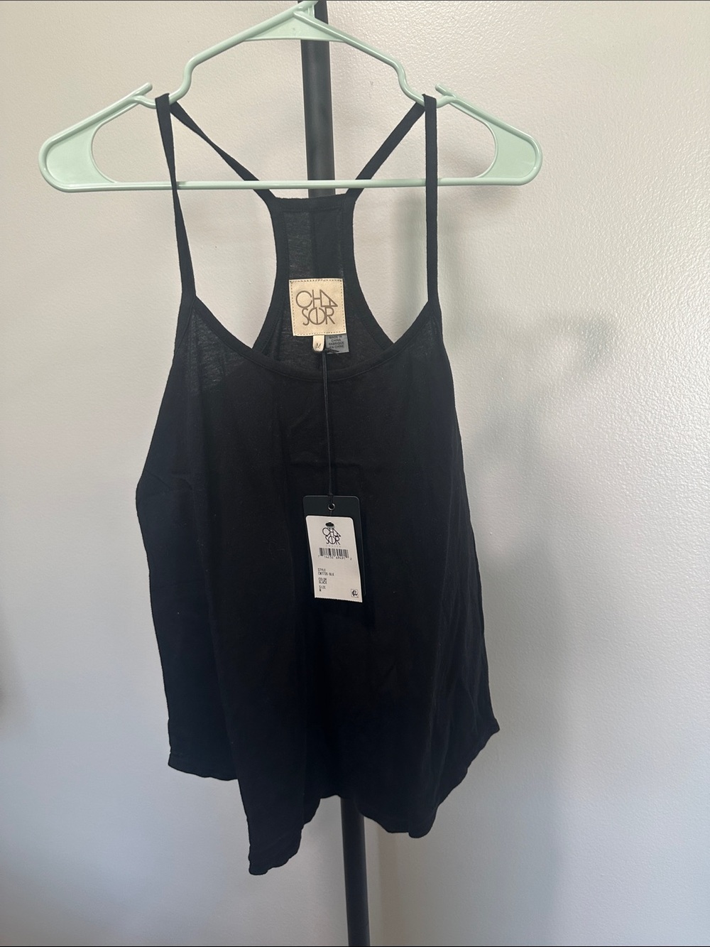 Chaser Black Racerback Camisole